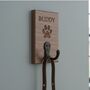 Personalised Solid Oak Or Walnut Wall Hook, thumbnail 7 of 8