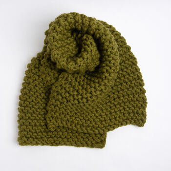 Emma Scarf Beginner Knitting Kit, 4 of 10