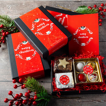 Christmas Brownies And Chocolate Treats Gift Box, 4 of 5