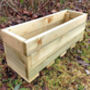 Personalised Pressure Treated Window/Trough Planter, thumbnail 1 of 2