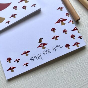 Bird And Toadstool Party Bag Notebook, 4 of 11