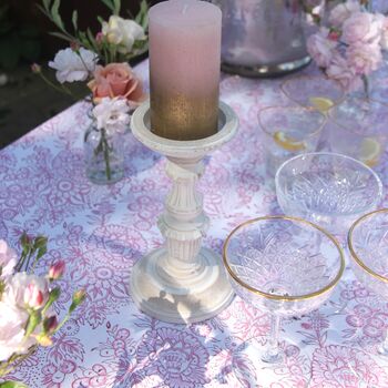 Pink Floral Tablecloth, 4 of 8