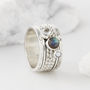 Ethereal Galaxy Labraodrite And Pearl Spinning Bangle, thumbnail 7 of 12