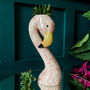 Flamingo Head Small Ceramic Vase, thumbnail 2 of 5