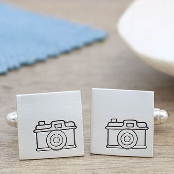 Camera Cufflinks. Thank You Gift For Photographer, 2 of 6