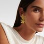 Gold Star Earrings, thumbnail 1 of 2