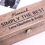 Simply The Best Personalised Wooden Wine Box, thumbnail 2 of 3
