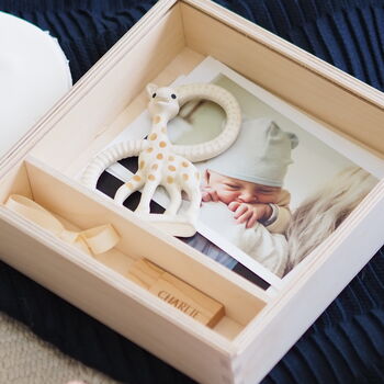 Personalised New Baby Memory Photo Box, 3 of 9