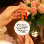 'You're My Favourite Person Ever' Hanging Keepsake, thumbnail 2 of 8