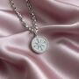 Compass Charm Sterling Silver Necklace, thumbnail 1 of 3