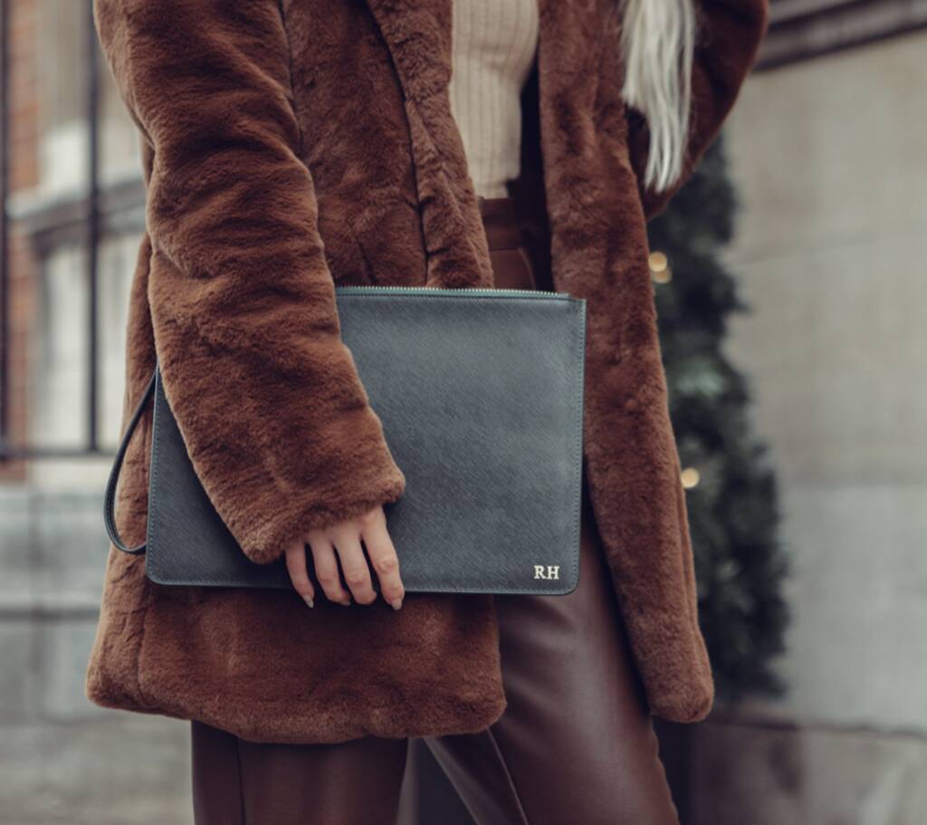 Party Leather Clutch Bag Choose From Five Colours, 1 of 12