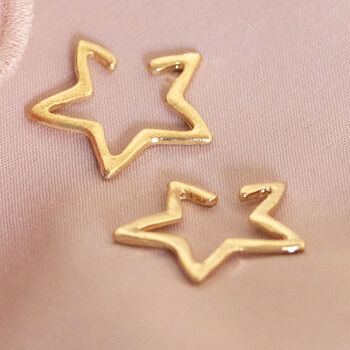 Gold Plated Star Ear Cuffs, 6 of 8