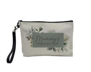Personalised Floral Linen Bag, 2 of 6