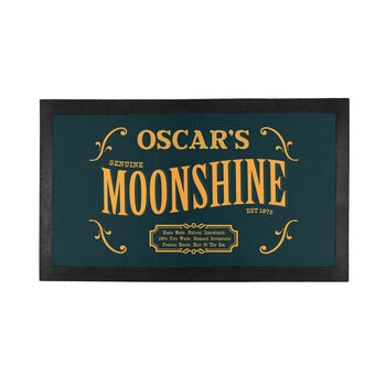 Personalised Moonshine Bar Mat, 5 of 5