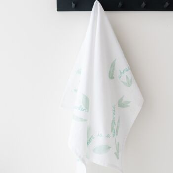 The Leaf Printed Tea Towel Craft Kit, 4 of 11