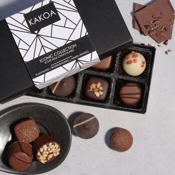 Kakoa Iconic Vegan Chocolates Box | Eight Chocolates, 3 of 6