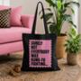 King Fu Fighting Lyrics Tote Bag, thumbnail 3 of 5
