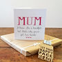 I Know I'm A Handful Mummy Card, thumbnail 10 of 11