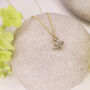 Mini Bee Necklace In 14ct Gold, thumbnail 1 of 5