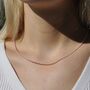 Dainty Crystal Gemstone Necklace, thumbnail 3 of 7