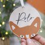 Personalised Wooden Cat Christmas Decoration, thumbnail 7 of 11