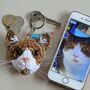 Personalised 'Best Cat Dad' Keyring Of Your Cat, thumbnail 2 of 8