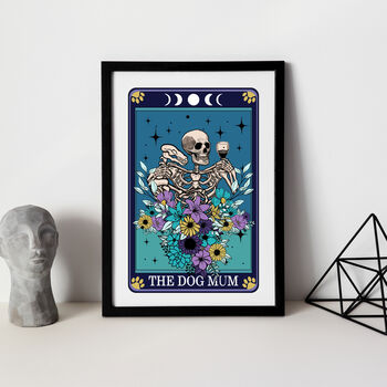 Tarot Dog Mum Print Gift, 5 of 9