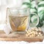 Tea Gifts Double Wall Glass Mug With Quartz Tea Infuser, thumbnail 1 of 9