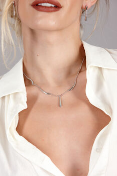 Diamond Drop Pendant Necklace, 7 of 7