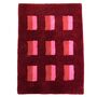 Handmade Tufted Red, Pink And Burgandy Small Rug, thumbnail 2 of 9