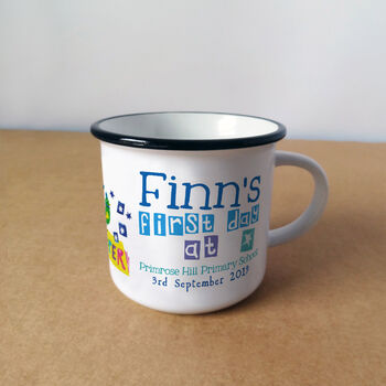 Personalised First Day At School Mug, 5 of 12