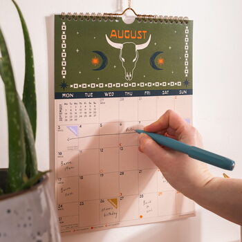 2026 2027 Academic Year Calendar | Desert Dreams | August Start | A4, 4 of 9