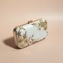 Jessie Ivory Floral Embroidered Clutch, thumbnail 7 of 8