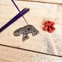 Recycled Aluminium Elephant Incense Holder, thumbnail 4 of 7