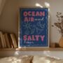 Ocean Air And Salty Hair Print, thumbnail 3 of 3