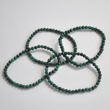 Dainty Malachite Crystal Bracelet For Harmony And Confidence, 3 of 4