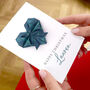 Ralph Lauren Style Origami Heart Christmas Card, thumbnail 4 of 5