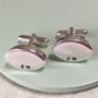 Chunky Personalised Nugget Cufflinks, thumbnail 2 of 4