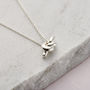 Silver Knot Necklace, thumbnail 5 of 11
