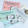 I Have A Question Personalised Scratchcard, thumbnail 2 of 6