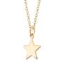 Gold Star Charm Necklace, thumbnail 3 of 4