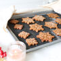 Scandi Gingerbread Snowflake Christmas Biscuit Baking And Decorating Kit, thumbnail 6 of 9