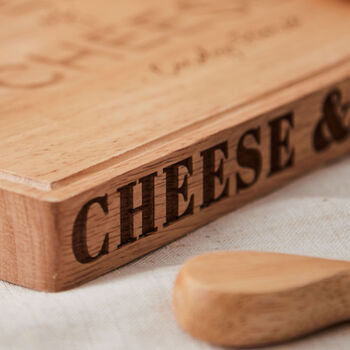 Personalised King Or Queen Of Cheese Wooden Board, 4 of 6