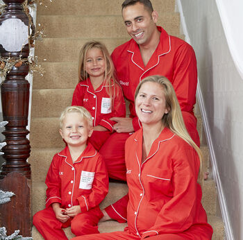 Personalised Family Christmas Red Pj's *Special Offer*, 6 of 12