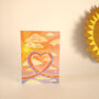 A Journey For Two Illustrated Valentines Greetings Card, thumbnail 4 of 6