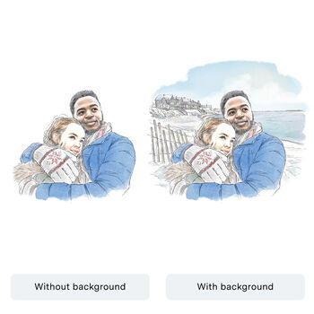 Watercolour Line Hobby Portrait – Custom Hand Drawn Illustration Gift, 5 of 12