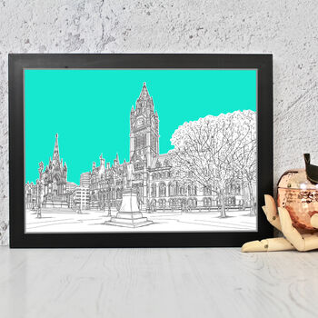 Manchester Town Hall Architectural Art Print, 10 of 10