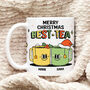 Personalised 'Merry Christmas Best Tea' Mug, thumbnail 2 of 4