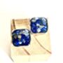 Steel And Lapis Lazuli Cufflinks, thumbnail 5 of 6
