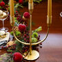 Luxury Gold Wave Candle Holder Centrepiece, thumbnail 7 of 7